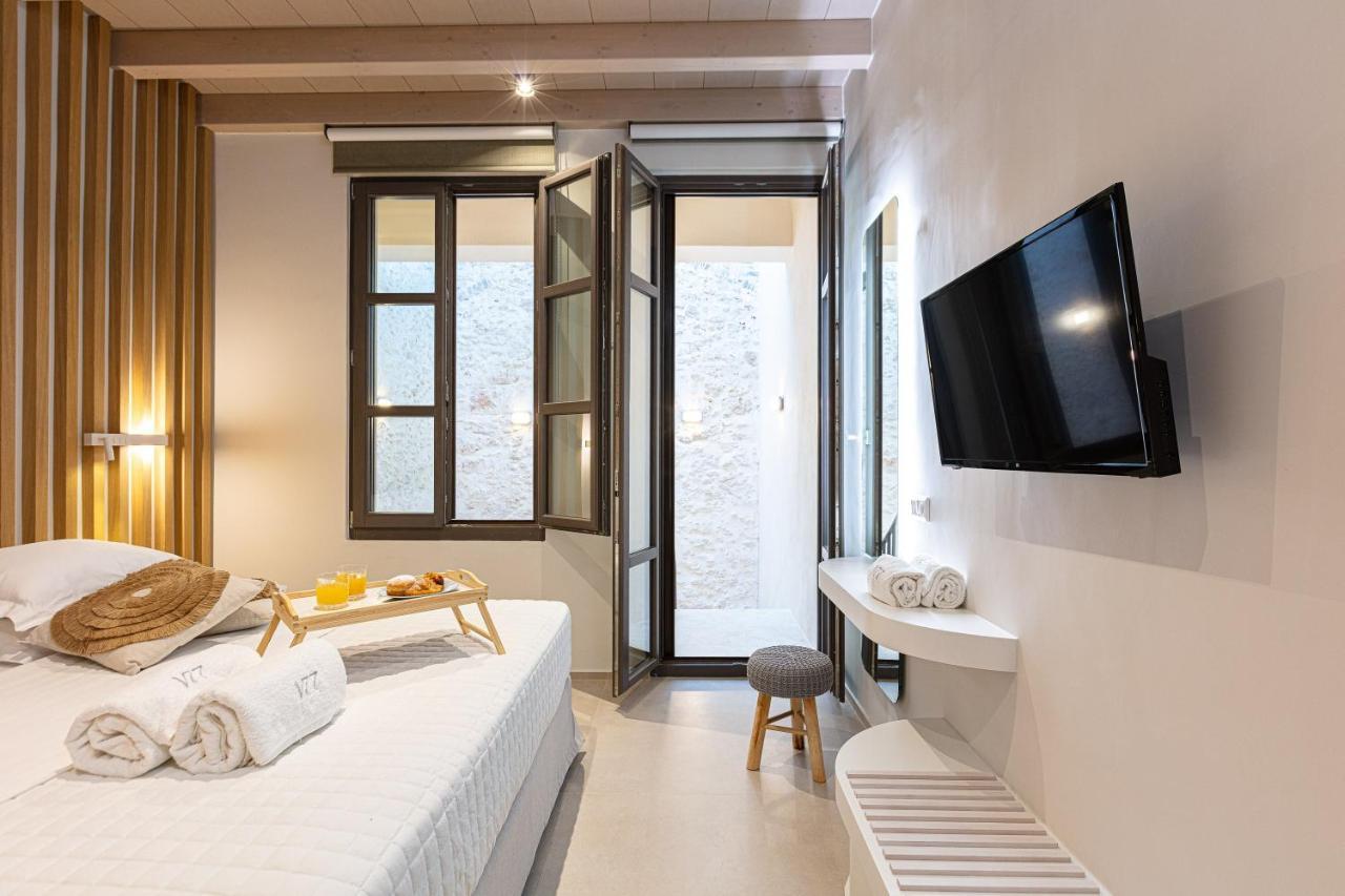 V77 Seafront Suites Rethymno Eksteriør bilde